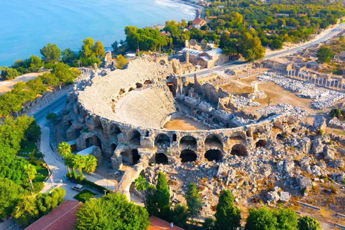 Alanya-Side-Aspendos-Selale-Side-Antik-Kent-Turu